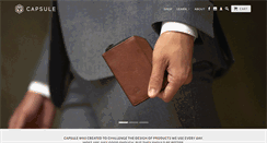 Desktop Screenshot of capsulewallets.com